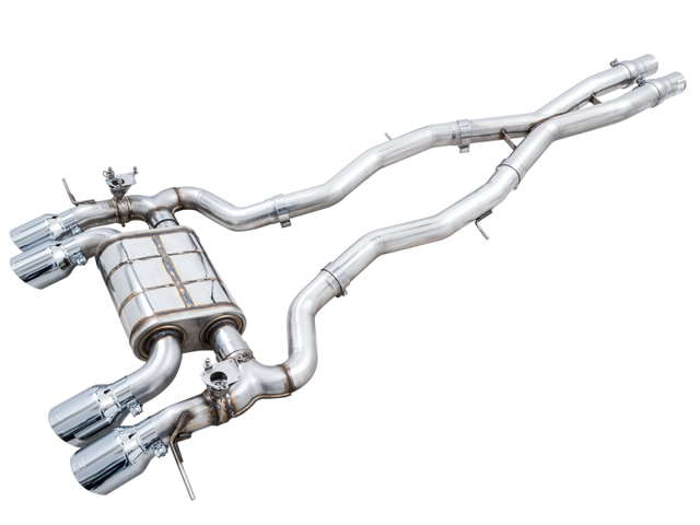AWE SwitchPath Catback Exhaust for BMW G8X M3/M4 - Chrome Silver Tips - RPL Performance