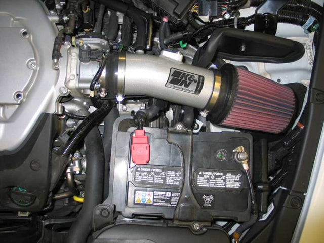K&N 08 Honda Accord 3.5L-V6 Silver Typhoon Short Ram Intake - RPL Performance