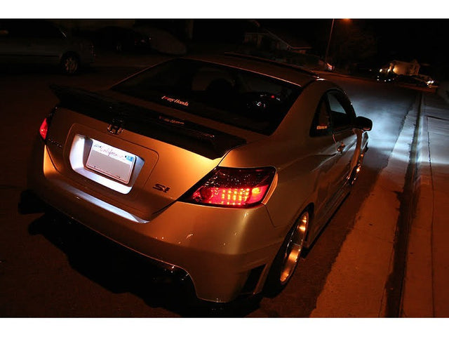 Spyder Honda Civic 06-08 2Dr LED Tail Lights Red Clear ALT-YD-HC06-2D-LED-RC - RPL Performance