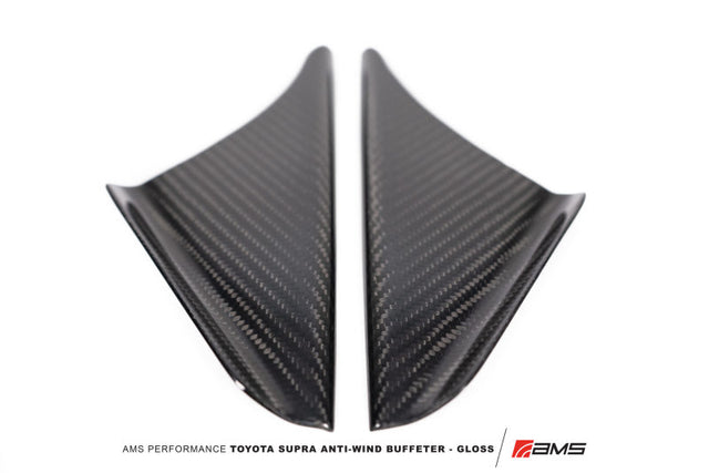 AMS Performance 2020+ Toyota GR Supra Anti-Wind Buffeting Kit - Gloss Carbon - RPL Performance