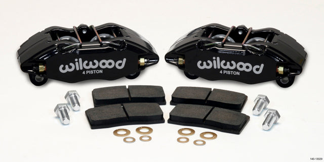Wilwood DPHA Front Caliper & Pad Kit Black Honda / Acura w/ 262mm OE Rotor - RPL Performance