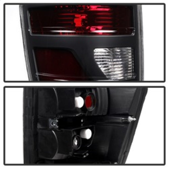 Xtune Honda Ridgeline Pickup 06-08 OEM Style Tail Lights Red Smoked ALT-JH-HRID06-OE-RSM - RPL Performance