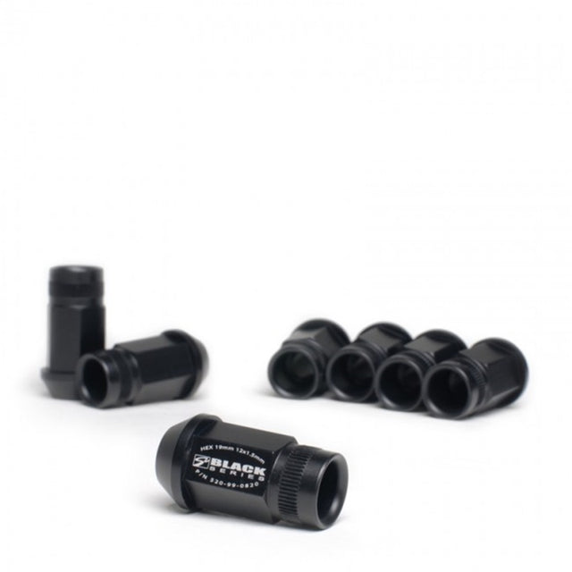 Skunk2 12 x 1.5 Forged Lug Nut Set (Black Series) (16 Pcs.) - RPL Performance