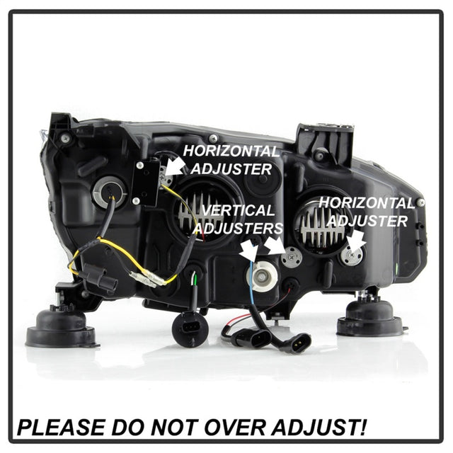 Spyder Honda Civic 16-18 2DR/4DR/Hatchback Headlight Black PRO-YD-HC16PL-SEQ-BK - RPL Performance