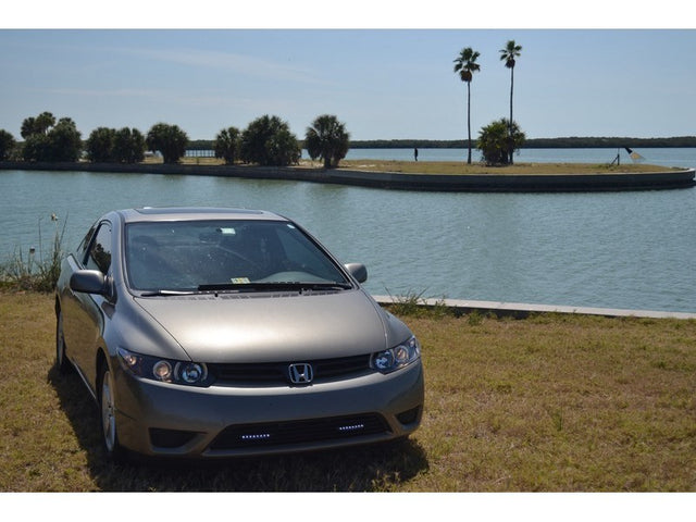 Spyder Honda Civic 06-08 2Dr Projector Headlights LED Halo Black High H1 Low H1 PRO-YD-HC06-2D-HL-BK - RPL Performance