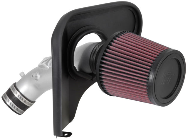 K&N 2013-14 Honda Accord 2.4L L4 69 Series Typhoon Air Intake System - Silver Cold Air Intake Kit - RPL Performance