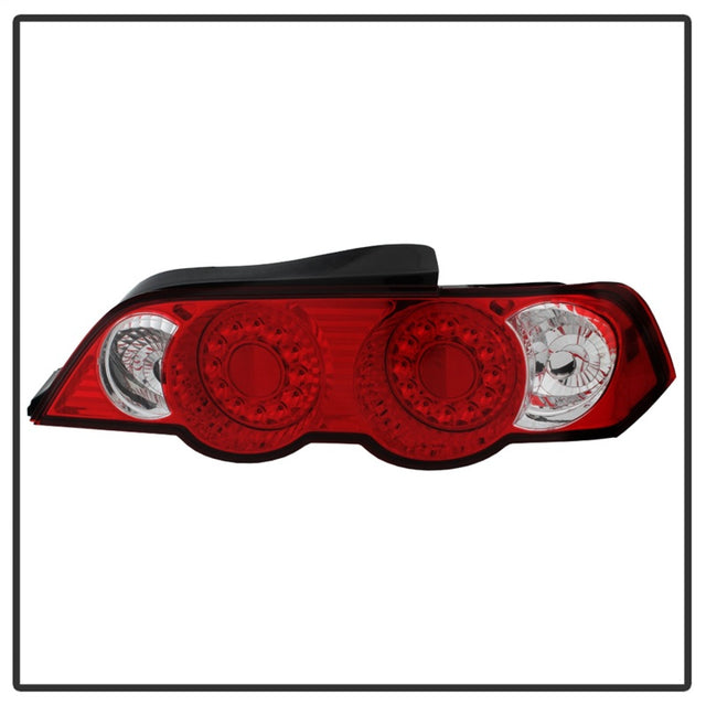 Spyder Acura RSX 02-04 LED Tail Lights Red Clear ALT-YD-ARSX02-LED-RC - RPL Performance