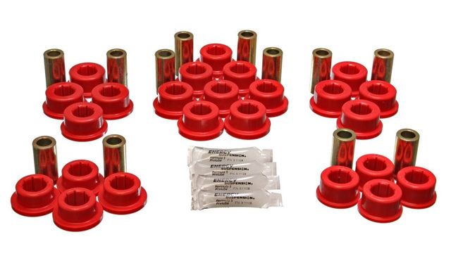 Energy Suspension 87-92 Toyota Supra Red Rear Control Arm Bushing Set - RPL Performance