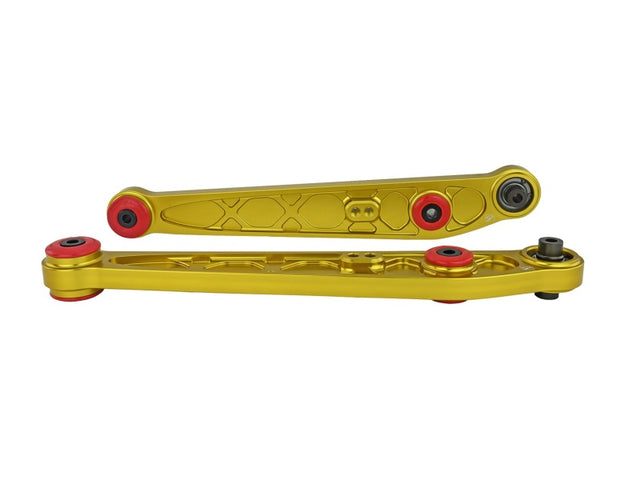 Skunk2 Honda/Acura EK Alpha Series Rear Lower Control Arm Set - Gold - RPL Performance