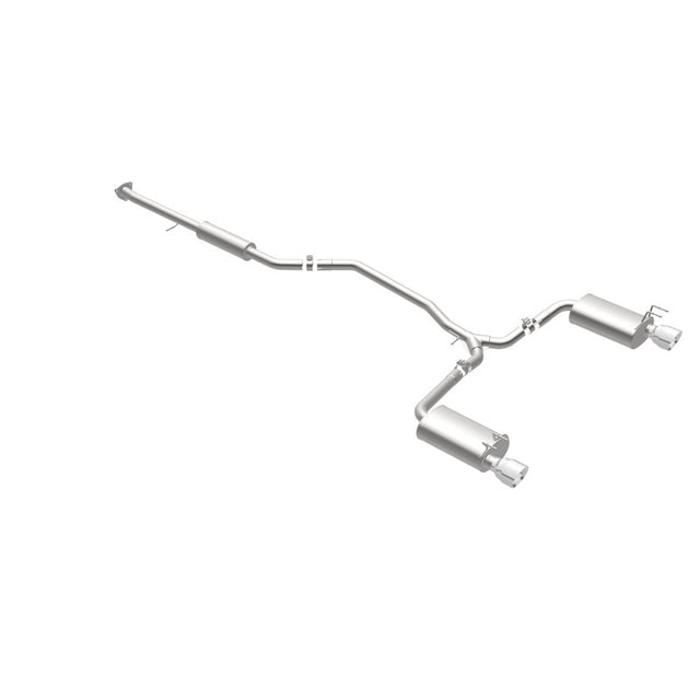 MagnaFlow Sys C/B 2015 Honda Accord 3.5L V6 2.5in SS Dual Split Rear Polished 4.5 Tip - RPL Performance