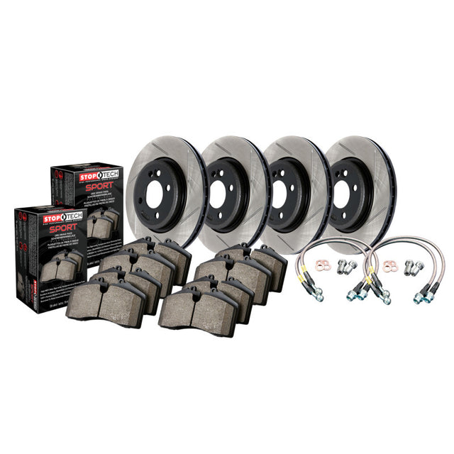 StopTech 90-01 Integra Front SS Brake Lines - RPL Performance