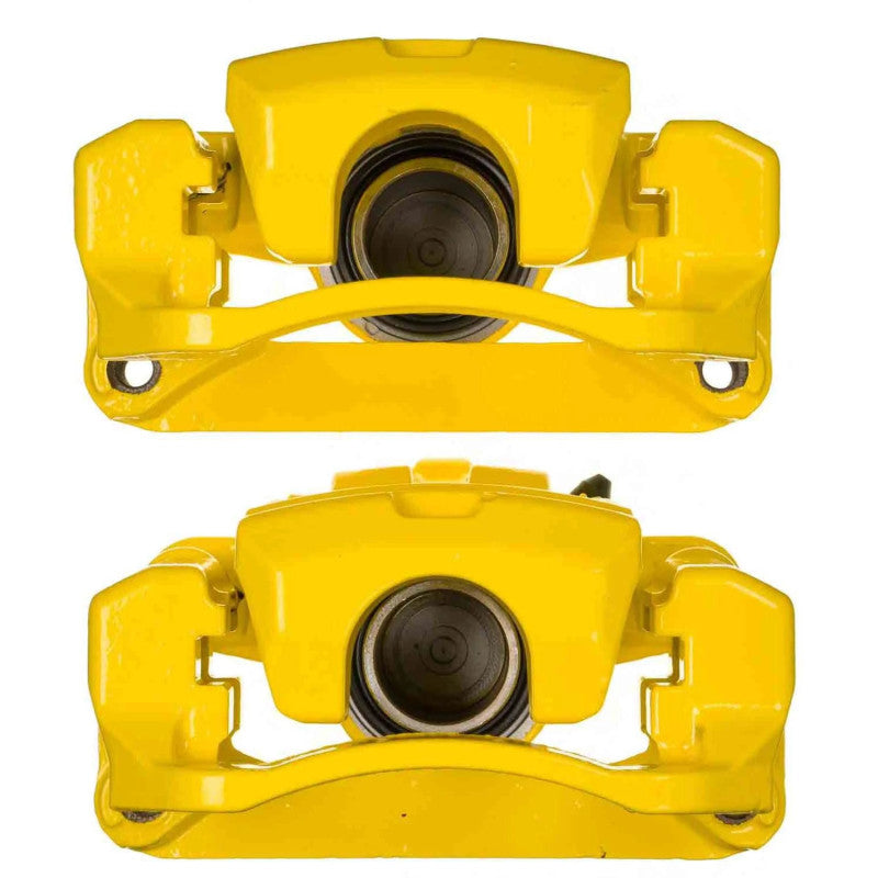 Power Stop 17-20 Toyota 86 Rear Yellow Caliper w/Bracket (Pair) - RPL Performance