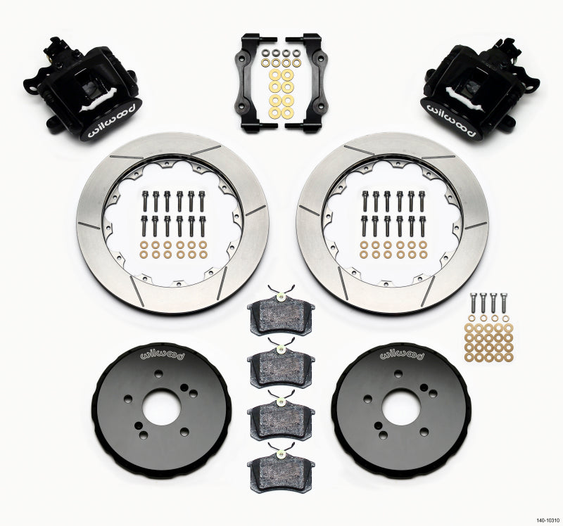 Wilwood Combination Parking Brake Rear Kit 12.88in Honda S2000 - RPL Performance