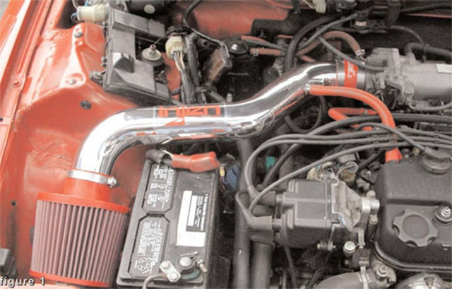 Injen 88-91 Civic Ex Si CRX Si Polished Short Ram Intake - RPL Performance