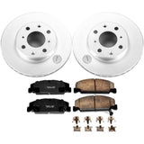 Power Stop 90-00 Honda Civic Front Z17 Evolution Geomet Coated Brake Kit - RPL Performance