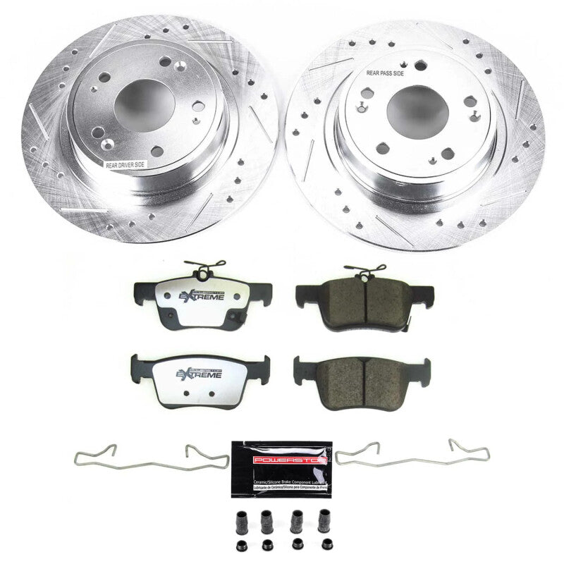 Power Stop 18-22 Honda Accord Rear Z26 Street Brake Kit