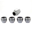 McGard Wheel Lock Nut Set - 4pk. (Under Hub Cap / Cone Seat) M12X1.5 / 19mm & 21mm Hex / .775in. L - RPL Performance