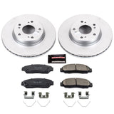 Power Stop 12-15 Honda Civic Front Z17 Evolution Geomet Coated Brake Kit - RPL Performance