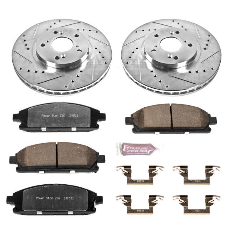 Power Stop 03-06 Acura MDX Front Z36 Truck & Tow Brake Kit - RPL Performance