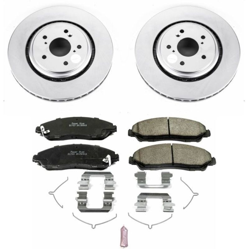 Power Stop 14-16 Acura MDX Front Z17 Evolution Geomet Coated Brake Kit