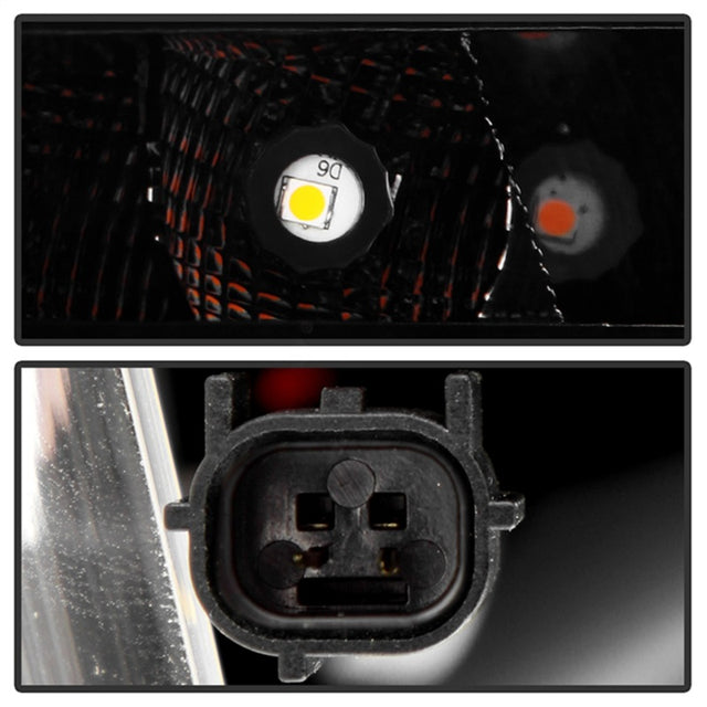 Spyder 16-19 Honda Civic 5 Door Hatchback Light Bar LED Tail Lights - Black Chrome(ALT-YD-HC16HB-BC) - RPL Performance
