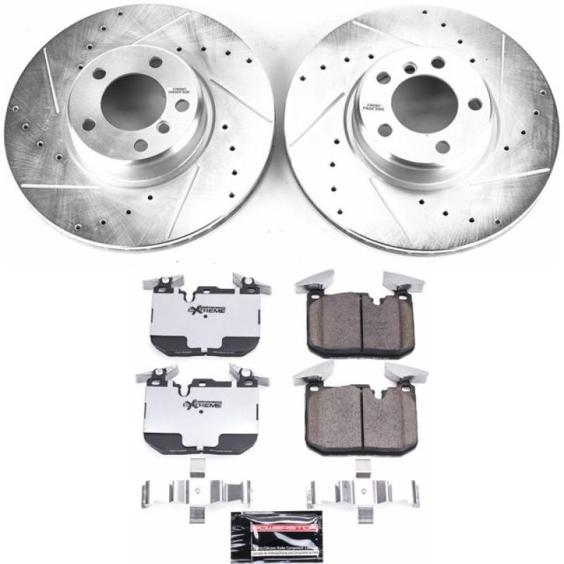 Power Stop 14-16 BMW 228i Front Z26 Street Warrior Brake Kit - RPL Performance