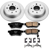 Power Stop 90-01 Acura Integra Rear Z17 Evolution Geomet Coated Brake Kit - RPL Performance