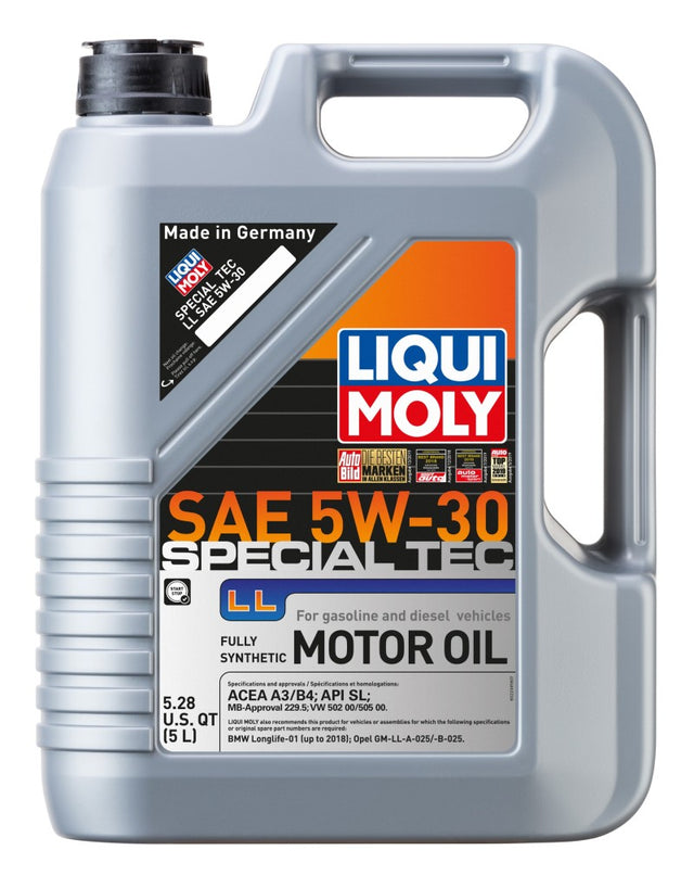 LIQUI MOLY 5L Special Tec LL Motor Oil SAE 5W30 - RPL Performance