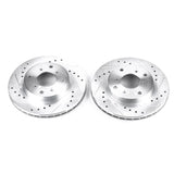 Power Stop 98-99 Acura CL Front Evolution Drilled & Slotted Rotors - Pair - RPL Performance