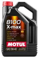 Motul 5L Synthetic Engine Oil 8100 0W40 X-MAX - Porsche A40