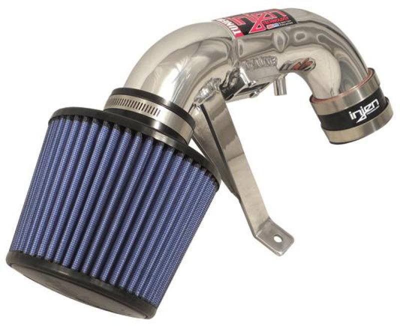 Injen 06-11 Honda Civic Hybrid 1.3L 4 cyl Polished Dyno-Tuned Air Intake w/ Web Nano-Fiber Filter - RPL Performance