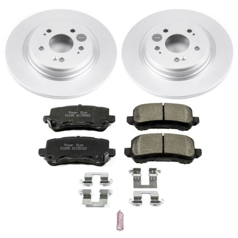 Power Stop 18-19 Honda Odyssey Rear Z17 Evolution Geomet Coated Brake Kit - RPL Performance