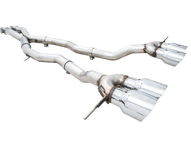 AWE Track Edition Catback Exhaust for BMW G8X M3/M4 - Chrome Silver Tips - RPL Performance