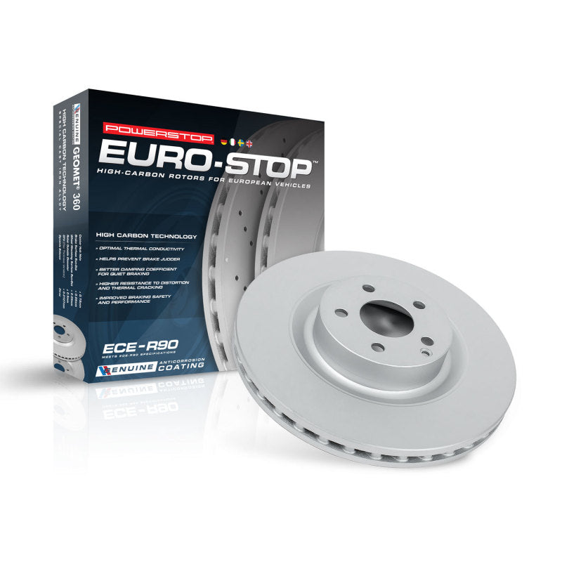 Power Stop 16-18 BMW 320i xDrive Rear Evolution High Carbon Geomet Coated Rotor