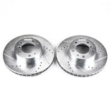 Power Stop 94-95 BMW 540i Front Evolution Drilled & Slotted Rotors - Pair - RPL Performance