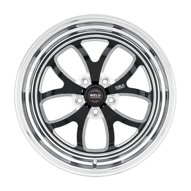 Weld S76 15x9 / 5x4.5 BP / 6.5in. BS Black Wheel (Medium Pad) - Non-Beadlock - RPL Performance