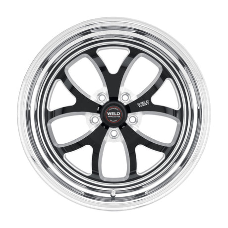 Weld S76 15x10 / 5x4.5 BP / 7.5in. BS Black Wheel (Medium Pad) - Non-Beadlock - RPL Performance