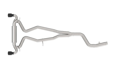 Kooks 2020 Toyota Supra 3.5in x 3in SS Catback Exhaust w/Black Tips - RPL Performance