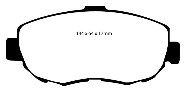 EBC 93-97 Lexus GS300 3.0 Yellowstuff Front Brake Pads - RPL Performance