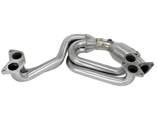 aFe 12-17 Toyota 86 / FRS / BRZ Twisted Steel 304 Stainless Steel Long Tube Header w/ Cat - RPL Performance