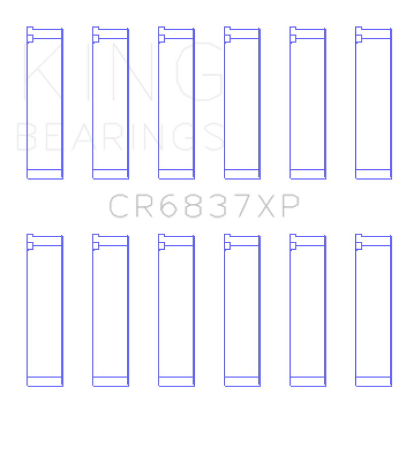 King Honda J30 / J35 Connecting Rod Bearing Set - RPL Performance