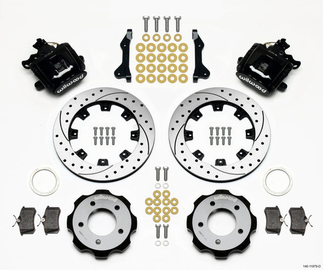 Wilwood Combination Parking Brake Rear Kit 12.19in Drilled 2006-Up Civic / CRZ - RPL Performance