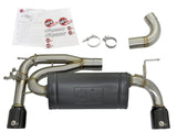 aFe MACHForce XP 16-17 BMW 340i/iX 440i/iX L6-3.0L (t) SS Axle-Back Exhaust w/Black Tip - RPL Performance