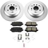 Power Stop 16-19 Honda Pilot Rear Z17 Evolution Geomet Coated Brake Kit - RPL Performance