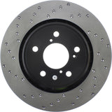 StopTech 15-19 Honda Pilot Cryo Drilled Sport Front Right Rotor