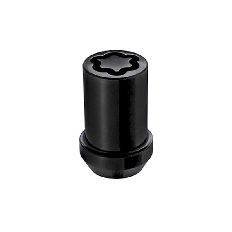 McGard Wheel Lock Nut Set - 4pk. (Tuner / Cone Seat) M12X1.5 / 13/16 Hex / 1.24in. Length - Black - RPL Performance