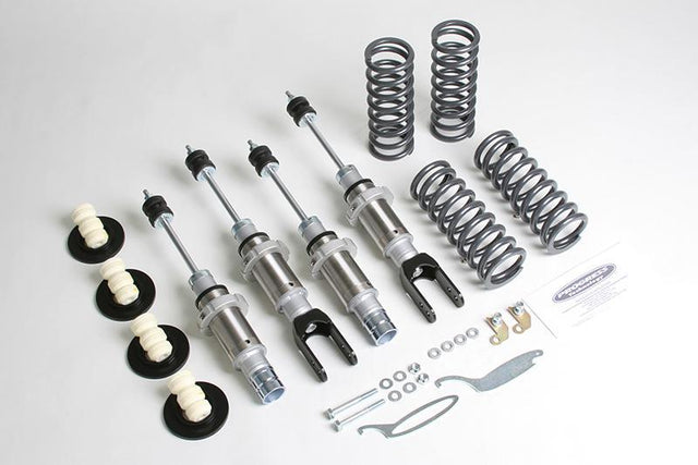 Progress Tech 1988 Honda Civic/CRX Coil-Over 3 System (FR 550lb / RR 650lb) use Factory Top Hat Only - RPL Performance