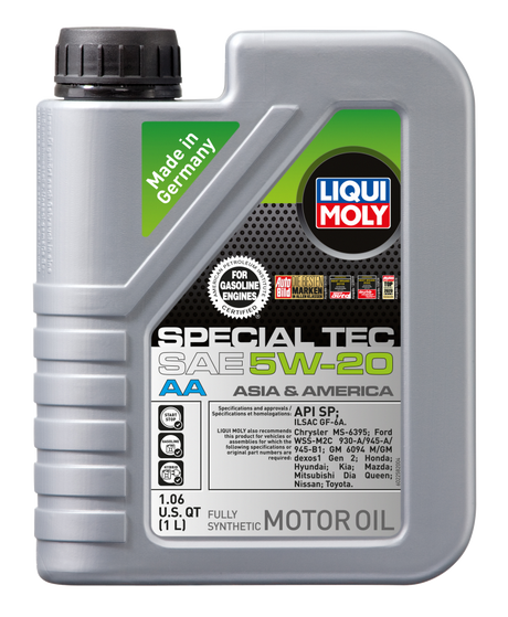 LIQUI MOLY 1L Special Tec AA Motor Oil SAE 5W20 - RPL Performance