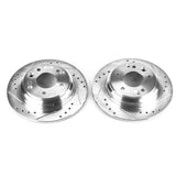 Power Stop 99-01 Acura RL Rear Evolution Drilled & Slotted Rotors - Pair - RPL Performance