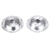 Power Stop 98-99 Acura CL Rear Evolution Drilled & Slotted Rotors - Pair - RPL Performance